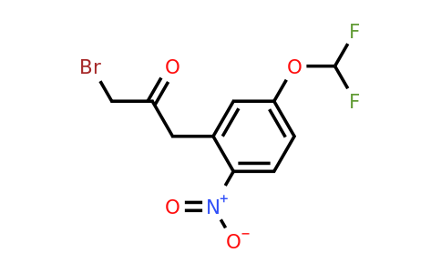 1804087-97-5 | 1-Bromo-3-(5-(difluoromethoxy)-2-nitrophenyl)propan-2-one