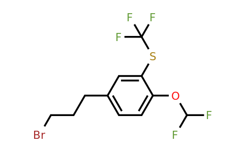 1804088-25-2 | 1-(3-Bromopropyl)-4-(difluoromethoxy)-3-(trifluoromethylthio)benzene