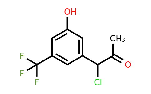 1804088-85-4 | 3-(1-Chloro-2-oxopropyl)-5-(trifluoromethyl)phenol