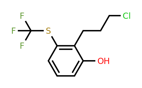1804089-12-0 | 2-(3-Chloropropyl)-3-(trifluoromethylthio)phenol