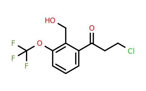 1804089-87-9 | 2-(3-Chloropropanoyl)-6-(trifluoromethoxy)benzylalcohol