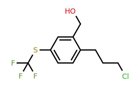 1804090-16-1 | 2-(3-Chloropropyl)-5-(trifluoromethylthio)benzylalcohol
