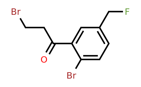 1804090-89-8 | 3-Bromo-1-(2-bromo-5-(fluoromethyl)phenyl)propan-1-one