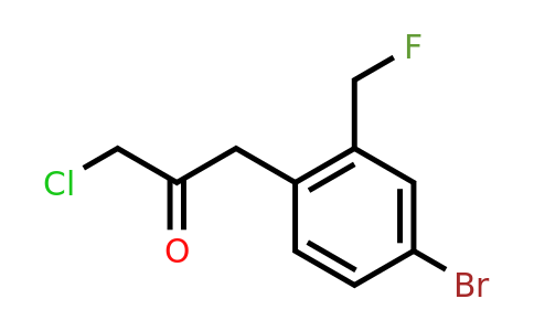 1804090-95-6 | 1-(4-Bromo-2-(fluoromethyl)phenyl)-3-chloropropan-2-one
