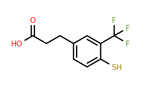 1804091-97-1 | 3-(4-Mercapto-3-(trifluoromethyl)phenyl)propanoic acid