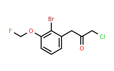 1804096-71-6 | 1-(2-Bromo-3-(fluoromethoxy)phenyl)-3-chloropropan-2-one
