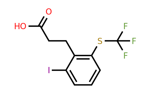 1804096-98-7 | 3-(2-Iodo-6-(trifluoromethylthio)phenyl)propanoic acid