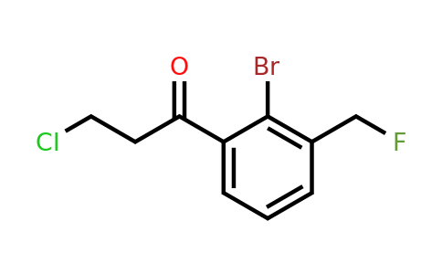 1804097-20-8 | 1-(2-Bromo-3-(fluoromethyl)phenyl)-3-chloropropan-1-one