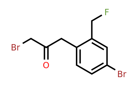 1804097-45-7 | 1-Bromo-3-(4-bromo-2-(fluoromethyl)phenyl)propan-2-one