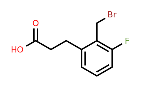 1804097-90-2 | 2-(Bromomethyl)-3-fluorophenylpropanoic acid