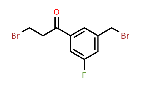 1804098-42-7 | 3-Bromo-1-(3-(bromomethyl)-5-fluorophenyl)propan-1-one