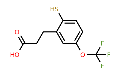 1804099-27-1 | 3-(2-Mercapto-5-(trifluoromethoxy)phenyl)propanoic acid