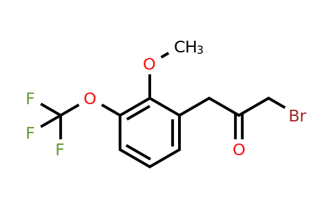 1804100-10-4 | 2-(3-Bromo-2-oxopropyl)-6-(trifluoromethoxy)anisole