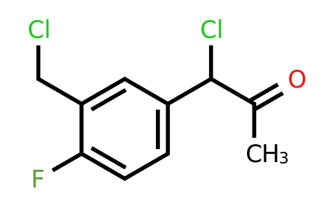 1804101-22-1 | 1-Chloro-1-(3-(chloromethyl)-4-fluorophenyl)propan-2-one