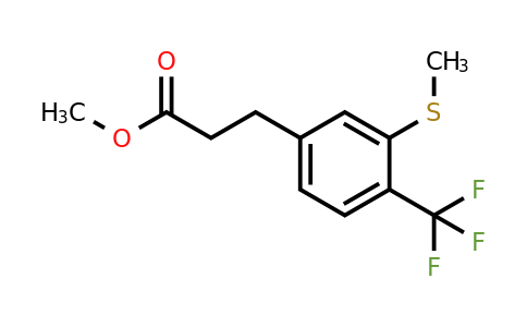 1804102-52-0 | Methyl 3-(3-(methylthio)-4-(trifluoromethyl)phenyl)propanoate