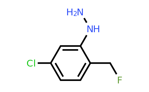 1804103-09-0 | 1-(5-Chloro-2-(fluoromethyl)phenyl)hydrazine