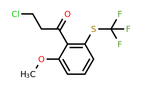 1804103-99-8 | 2-(3-Chloropropanoyl)-3-(trifluoromethylthio)anisole