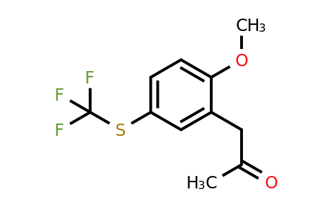1804104-06-0 | 2-(2-Oxopropyl)-4-(trifluoromethylthio)anisole