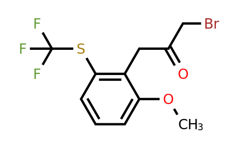 1804104-23-1 | 2-(3-Bromo-2-oxopropyl)-3-(trifluoromethylthio)anisole