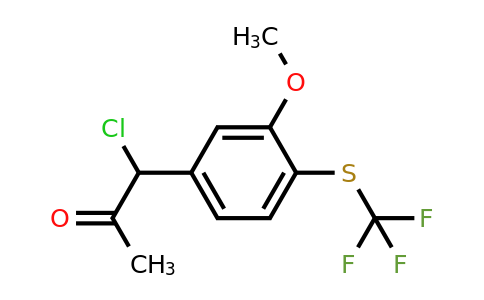 1804104-40-2 | 5-(1-Chloro-2-oxopropyl)-2-(trifluoromethylthio)anisole