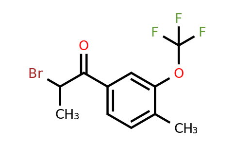 1804104-68-4 | 4-(2-Bromopropanoyl)-2-(trifluoromethoxy)toluene