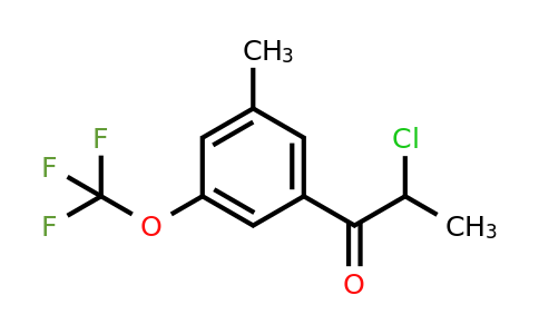 1804104-95-7 | 3-(2-Chloropropanoyl)-5-(trifluoromethoxy)toluene