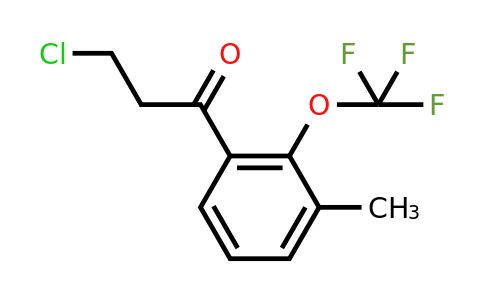 1804105-00-7 | 3-(3-Chloropropanoyl)-2-(trifluoromethoxy)toluene