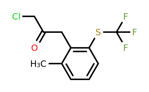1804109-35-0 | 2-(3-Chloro-2-oxopropyl)-3-(trifluoromethylthio)toluene