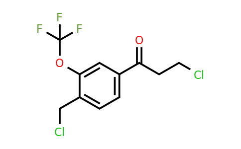 1804132-69-1 | 3-Chloro-1-(4-(chloromethyl)-3-(trifluoromethoxy)phenyl)propan-1-one
