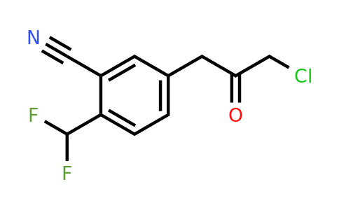 1804133-39-8 | 5-(3-Chloro-2-oxopropyl)-2-(difluoromethyl)benzonitrile