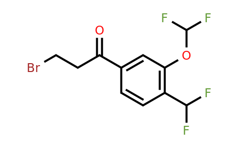 1804133-45-6 | 3-Bromo-1-(3-(difluoromethoxy)-4-(difluoromethyl)phenyl)propan-1-one