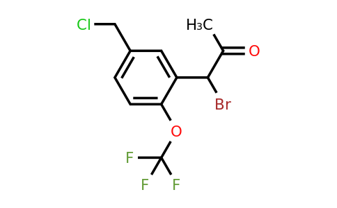 1804133-83-2 | 1-Bromo-1-(5-(chloromethyl)-2-(trifluoromethoxy)phenyl)propan-2-one