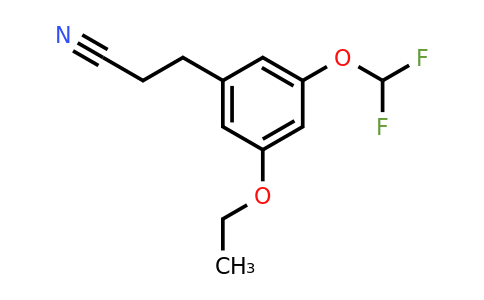 1804133-95-6 | 3-(Difluoromethoxy)-5-ethoxyphenylpropanenitrile
