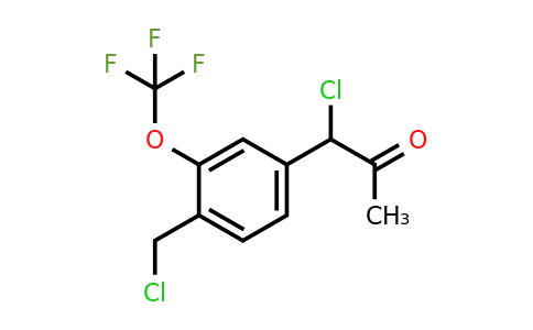 1-Chloro-1-(4-(chloromethyl)-3-(trifluoromethoxy)phenyl)propan-2-one