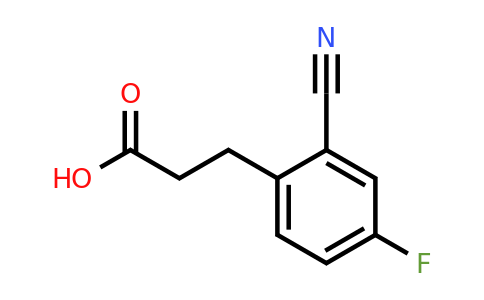 1804134-60-8 | 2-Cyano-4-fluorophenylpropanoic acid