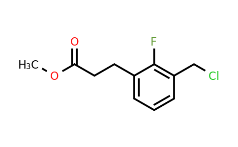 1804134-66-4 | Methyl 3-(chloromethyl)-2-fluorophenylpropanoate