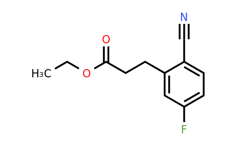 1804134-70-0 | Ethyl 2-cyano-5-fluorophenylpropanoate