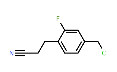1804134-71-1 | 4-(Chloromethyl)-2-fluorophenylpropanenitrile