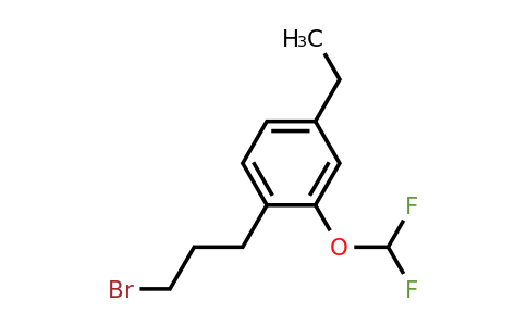 1804134-81-3 | 1-(3-Bromopropyl)-2-(difluoromethoxy)-4-ethylbenzene