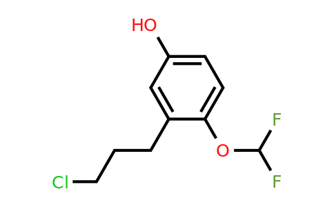 1804135-00-9 | 3-(3-Chloropropyl)-4-(difluoromethoxy)phenol