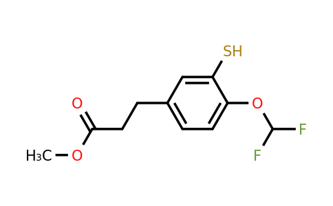 1804135-05-4 | Methyl 4-(difluoromethoxy)-3-mercaptophenylpropanoate