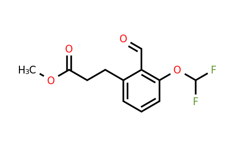 1804135-25-8 | Methyl 3-(difluoromethoxy)-2-formylphenylpropanoate