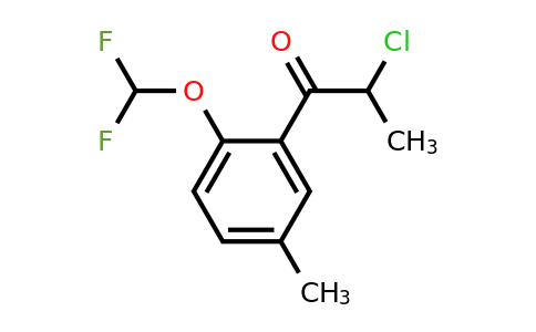 1804135-55-4 | 2-Chloro-1-(2-(difluoromethoxy)-5-methylphenyl)propan-1-one