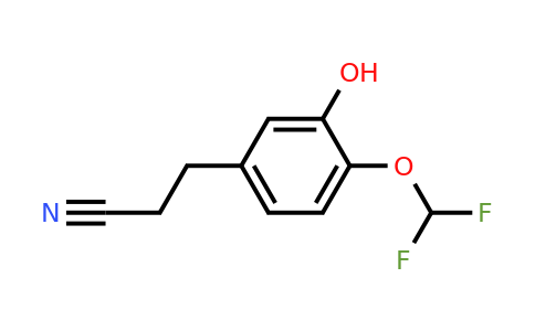 1804135-62-3 | 4-(Difluoromethoxy)-3-hydroxyphenylpropanenitrile