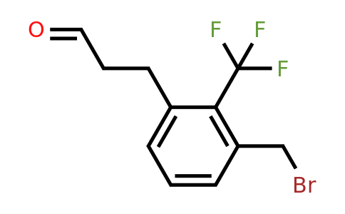 1804136-65-9 | 3-(3-(Bromomethyl)-2-(trifluoromethyl)phenyl)propanal