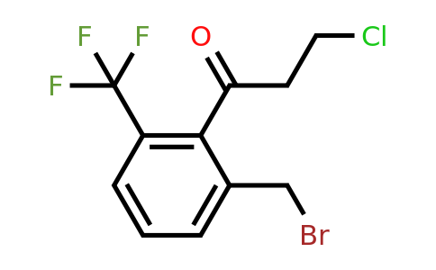 1804136-79-5 | 1-(2-(Bromomethyl)-6-(trifluoromethyl)phenyl)-3-chloropropan-1-one