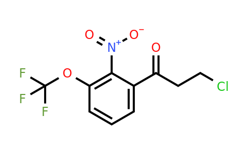 1804136-88-6 | 3-Chloro-1-(2-nitro-3-(trifluoromethoxy)phenyl)propan-1-one