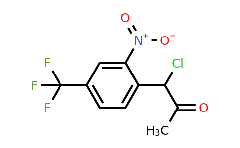 1804137-26-5 | 1-Chloro-1-(2-nitro-4-(trifluoromethyl)phenyl)propan-2-one