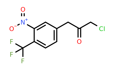 1804137-33-4 | 1-Chloro-3-(3-nitro-4-(trifluoromethyl)phenyl)propan-2-one