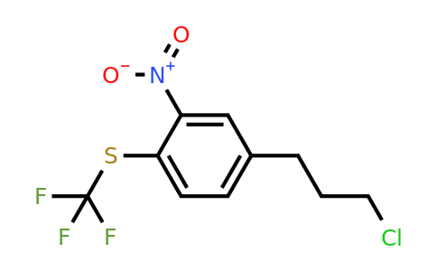 1804137-75-4 | 1-(3-Chloropropyl)-3-nitro-4-(trifluoromethylthio)benzene